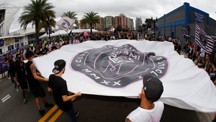 Inter Miami fans at the 2019 MLS All-Star Game